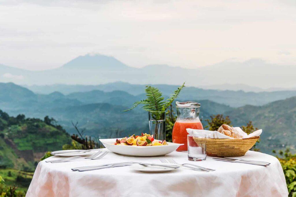 Clouds Mountain Gorilla Lodge6 From Pierre Hotel NYC honeymoon to Ugandan wildlife safari