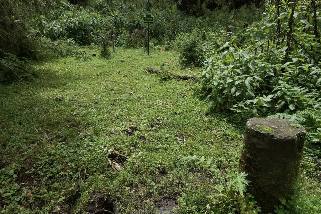 Dian Fossey's cabin at the Karisoke Research Center in Rwanda