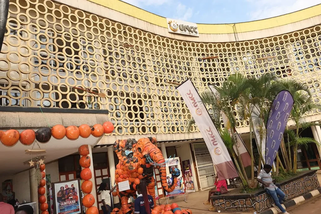 Uganda National Cultural Centre building in central Kampala